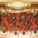 Christmas decorations at The London Palladium