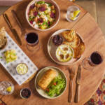 A selection of snacks on offer in The Garden including baked brie, whipped blue cheese and sausage rolls